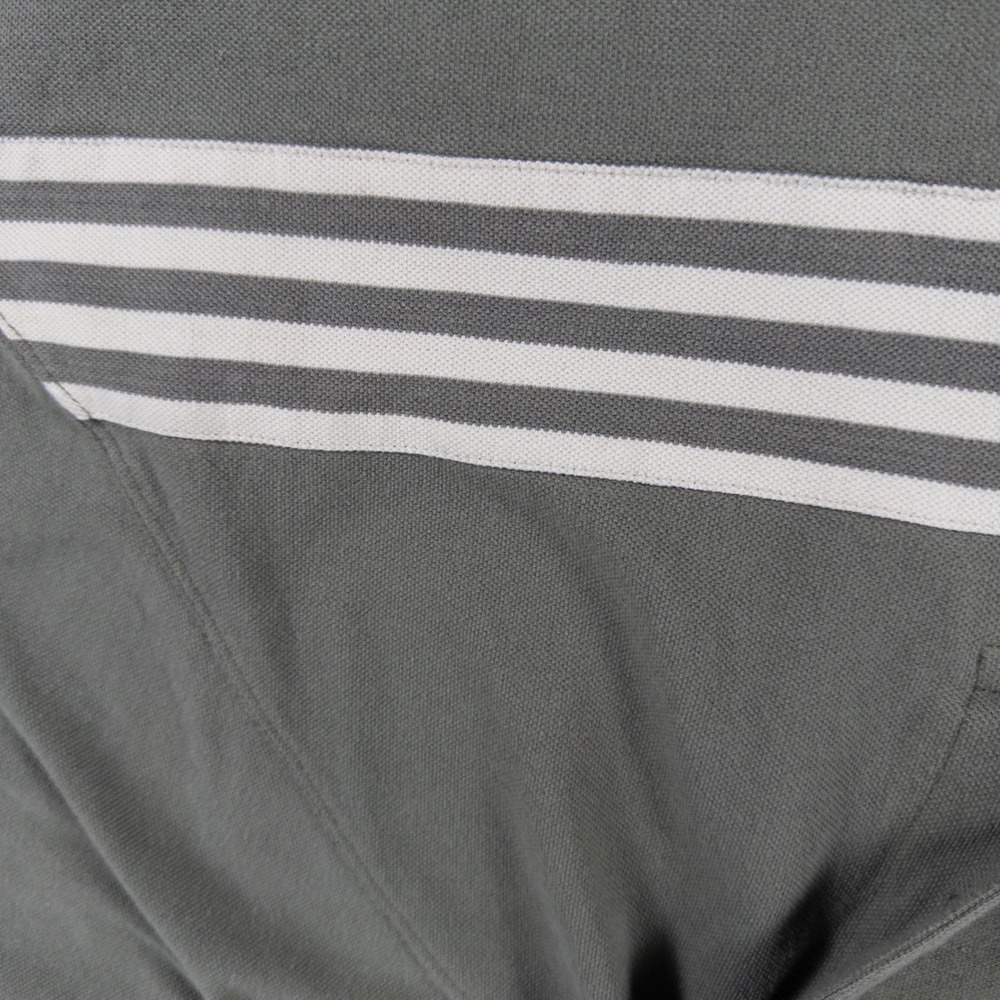 y2k woolrich polo shirt boxy striped mens xl - Picture 5 of 7